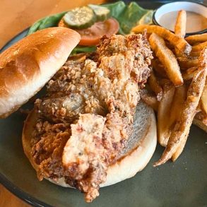 Chicken Sando at Ooh De Lally in Omaha, NE