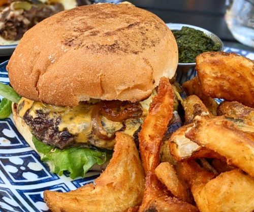 Monkey Burger at A.K.A Kitchen in Loveland, Colorado
