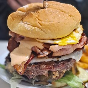 Thomas Burger at Coburg Crossing Café in Coburg, Oregon