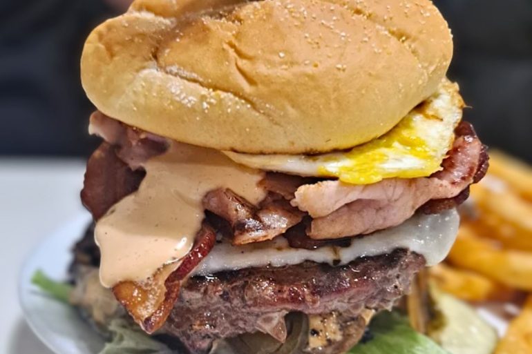 Thomas Burger at Coburg Crossing Café in Coburg, Oregon