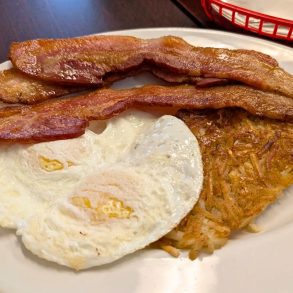 Bacon and Eggs at Bacon Breakfast Cafe in Marysville, Washington