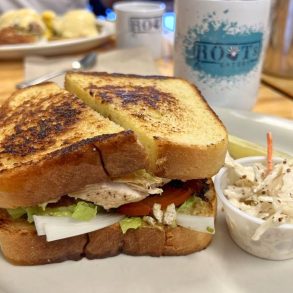 Toasted Brioche Chicken Club at Roots Eatery in Maricopa, AZ
