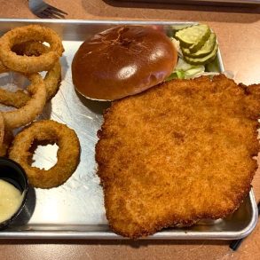 Pork Tenderloin Sandwich at Knub's Pub in Shawnee, KS