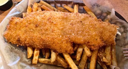 Fish and Chips at Knub's Pub in Shawnee, Kansas