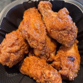 chicken wings at besties table in indianapolis, IN