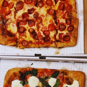 Mario's - Four Cheese & Pepperoni Pizzas