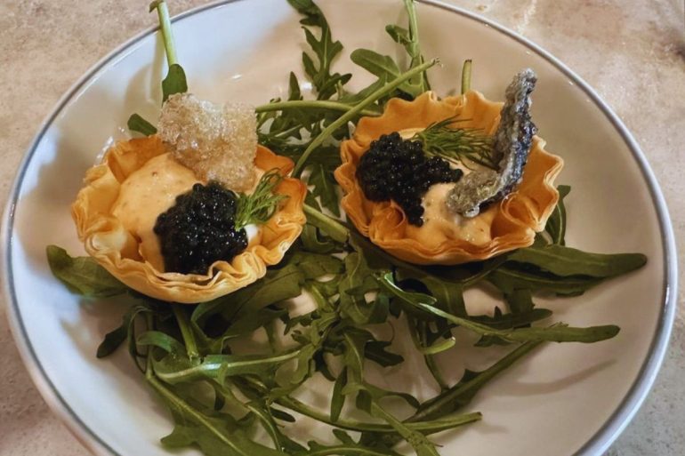 House of Brunch - Caviar on Pastries