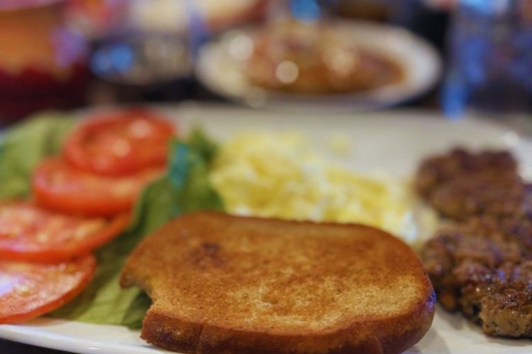 Another Broken Egg Cafe - Traditional Day Starter with Egg Whites & Maple Sausage