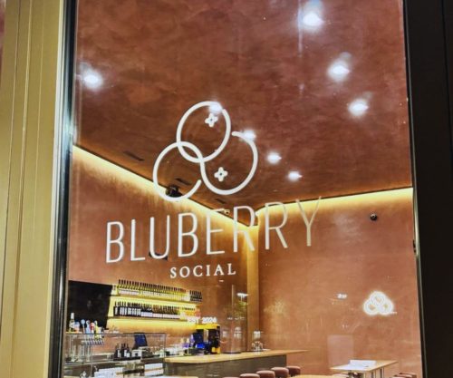 Bluberry Social - Entrance