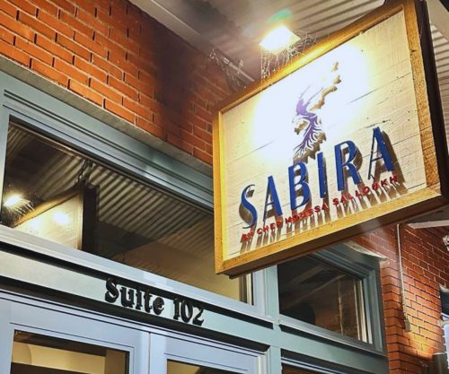 Sabira - Outside Store Sign