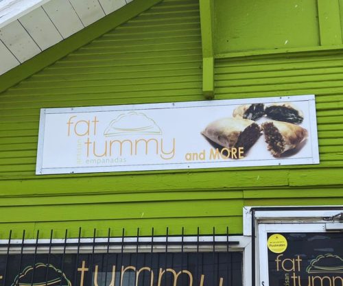 Fat Tummy Empanadas - Store Sign