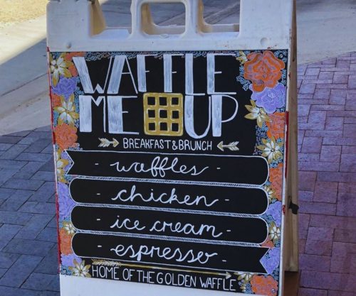 Waffle Me Up - Store Sign