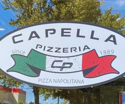 Capella Pizzeria - Store Sign