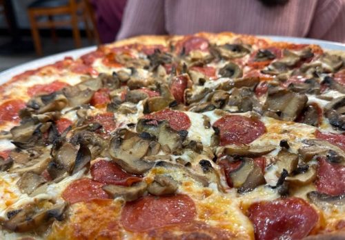 Food in Martellucci's Pizzeria, Bethlehem, PA