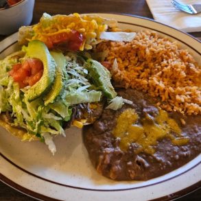 Food in Mitla Cafe, San Bernardino, CA