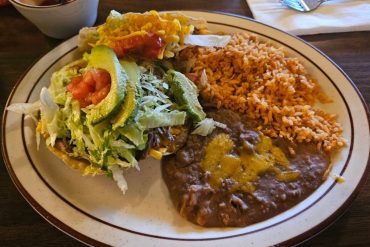 Food in Mitla Cafe, San Bernardino, CA