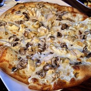 Food in Mike's Pizzeria, Fresno, CA