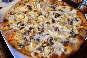 Food in Mike's Pizzeria, Fresno, CA