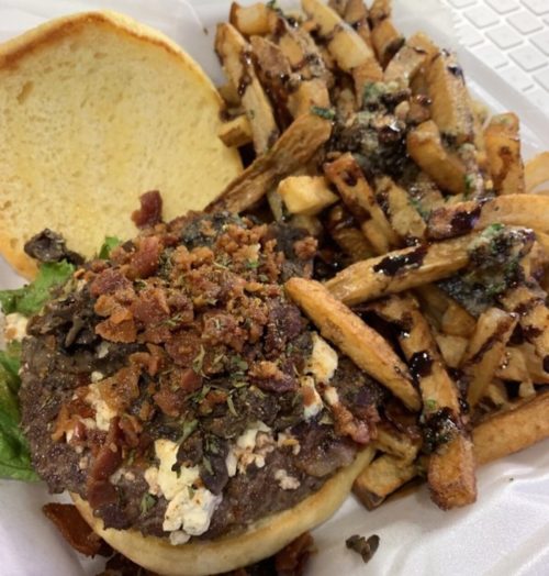 Food in George's Lounge, Canton, OH