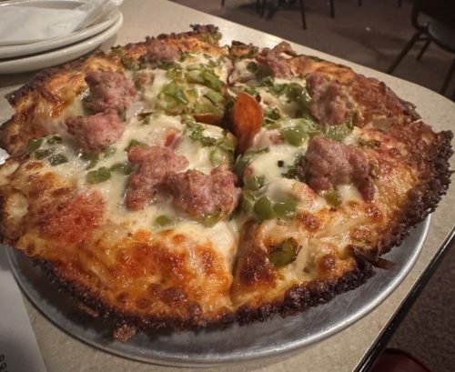 Food in Luigi's Restaurant, Akron, OH