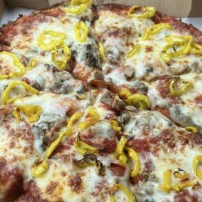 Food in Luigi's Restaurant, Akron, OH