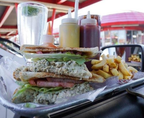 Food in Doumar's Cones & Barbecue, Norfolk, VA