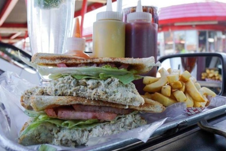Food in Doumar's Cones & Barbecue, Norfolk, VA