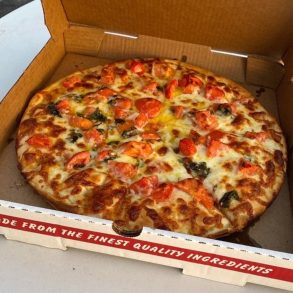 Food in Massimo’s Pizza, Huntington Beach, CA