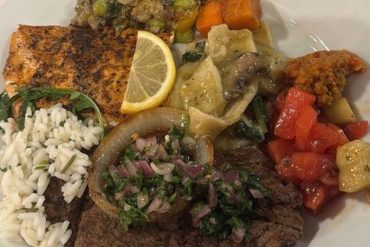 Food in Schilo's Delicatessen, San Antonio, TX