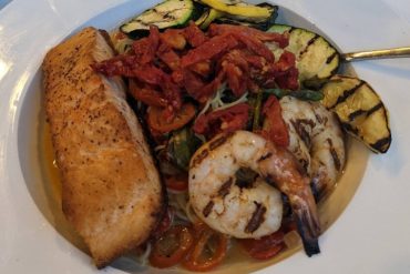 Food in Vaccaro’s Trattoria, Akron, OH