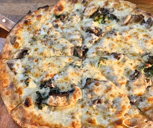Shroomage at Hearth Wood Fired Pizza in Beaufort, South Carolina