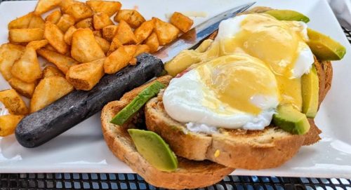 California Eggs Benedict at Angelle's Diner in Troutville, VA
