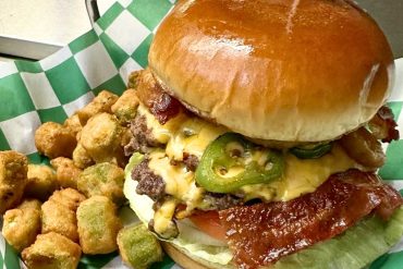 Spicy Big Sexy Burger at Patties in Edmond, Oklahoma