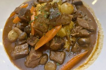 Beef Bourguignon at Blue Talon Bistro in Williamsburg, Virginia