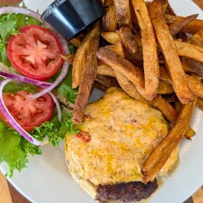 Pimento Cheese Burger at Libby's in Lexington, SC