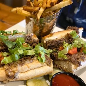 Philly Cheesesteak at Tom Foolery's in Middletown, Delaware