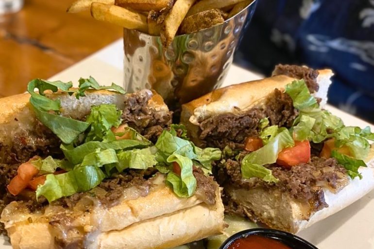 Philly Cheesesteak at Tom Foolery's in Middletown, Delaware