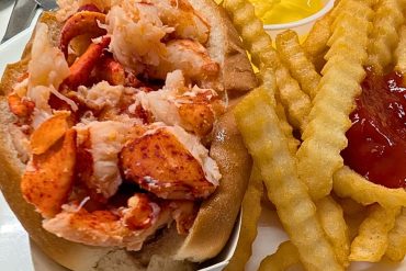 Lobster Roll at Maine Diner in Wells, Maine