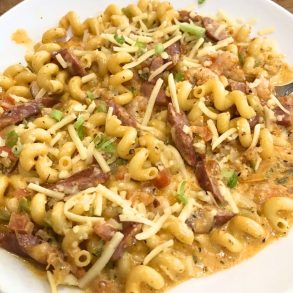Jambalaya Mac-n-Cheese at Luna's Eat & Drink in Orange Beach, Alabama