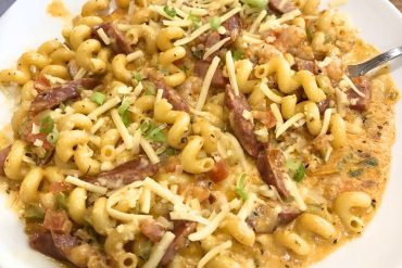 Jambalaya Mac-n-Cheese at Luna's Eat & Drink in Orange Beach, Alabama