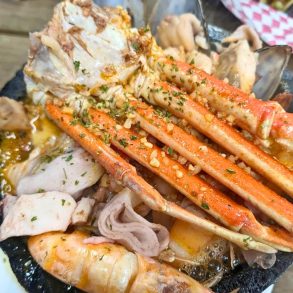 Molcajete Caliente at Mariscos KC in Olathe, Kansas
