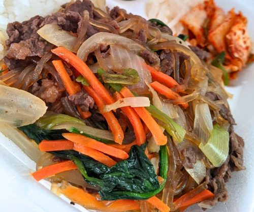 Chop Chae at Korean House in Cheyenne, Wyoming