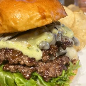 Mushroom Swiss at Next Door Gastropub in Port Angeles, WA