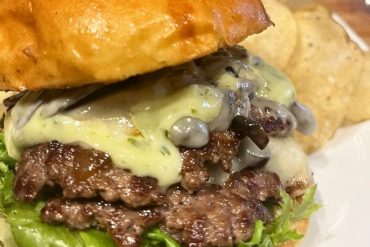 Mushroom Swiss at Next Door Gastropub in Port Angeles, WA