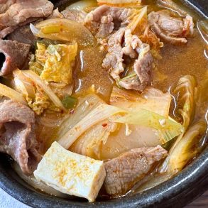 Kimchi Jjigae at Korean House in Cheyenne, Wyoming