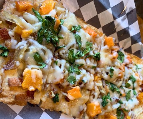 Cornucopia Flatbread at Pounders Pub & Grub in Aberdeen, SD