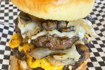 Cowboy Up Burger at Outlaw Grille in Sedona, Arizona