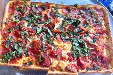 Grandma Pizza at Rosa's Pizzeria in Prescott, AZ