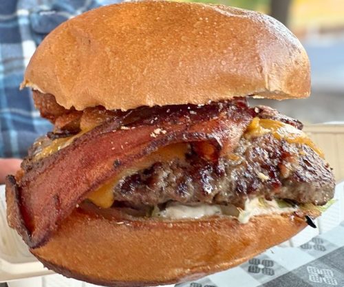 BBQ Bacon Cheeseburger at Machado Burgers in Santa Rosa, California