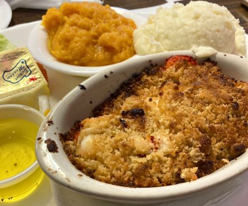 Grandmother’s Lobster Pie at Maine Diner in Wells, Maine